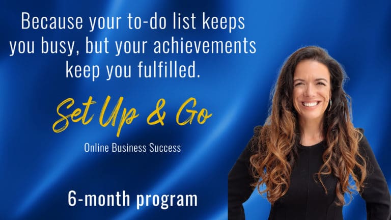 Set Up and Go (online business success)
